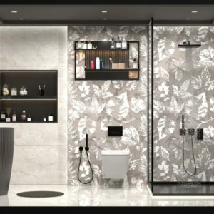 Floral Bathroom Tiles